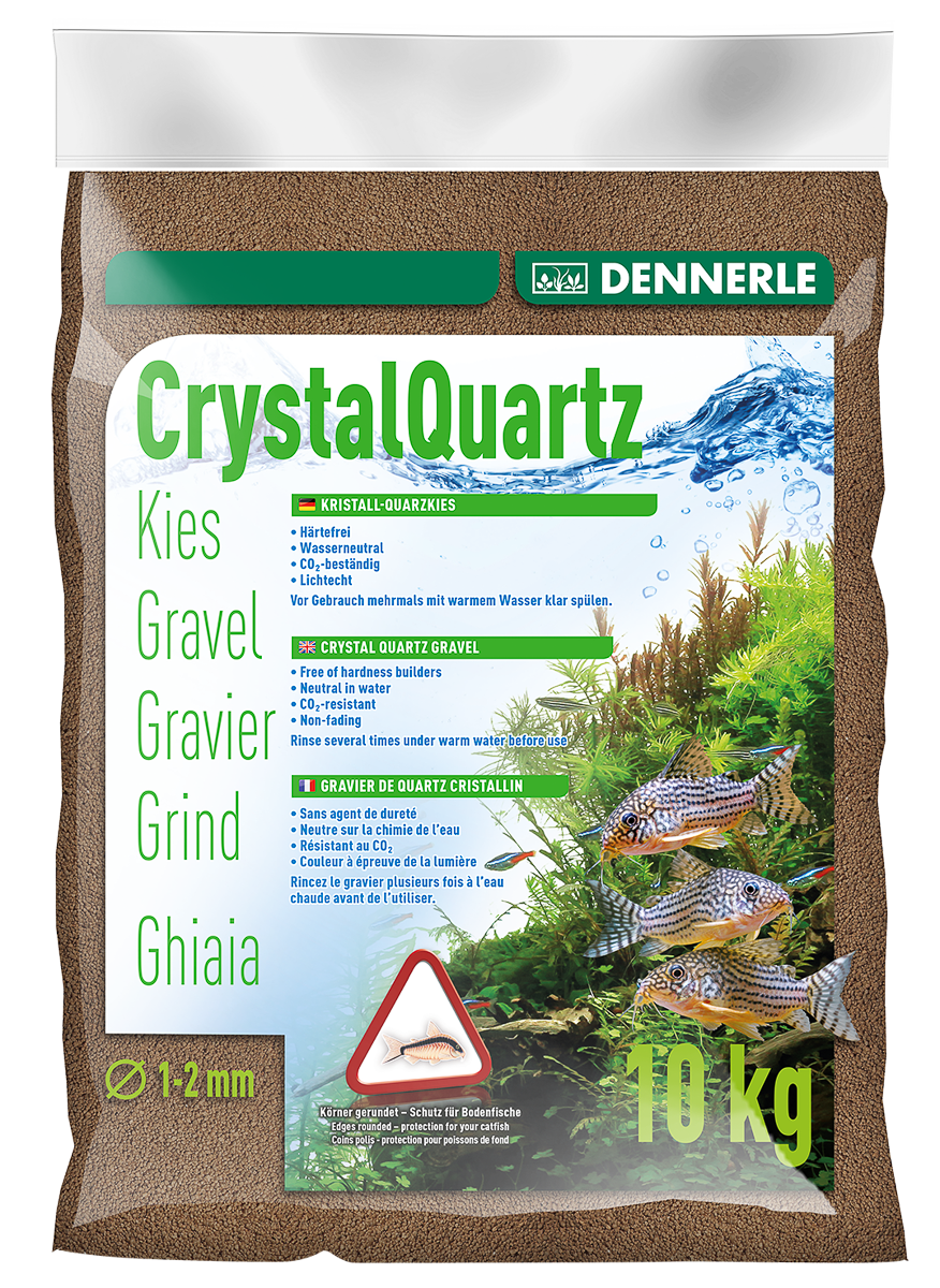 DENNERLE KRISTAL GRIND DONKERBRUIN 1-2 MM 10 KG