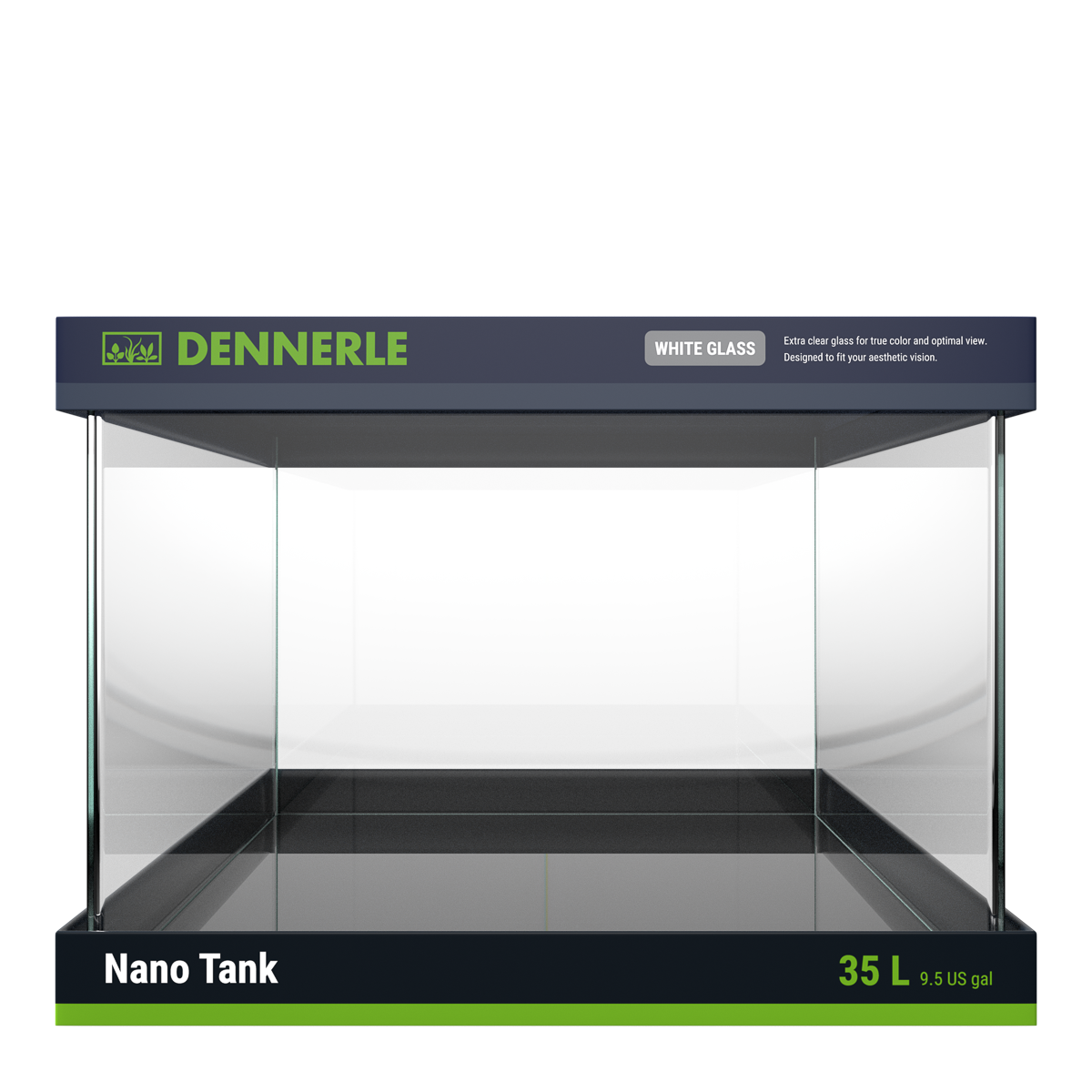 Dennerle Nano tank 35 liter White glass