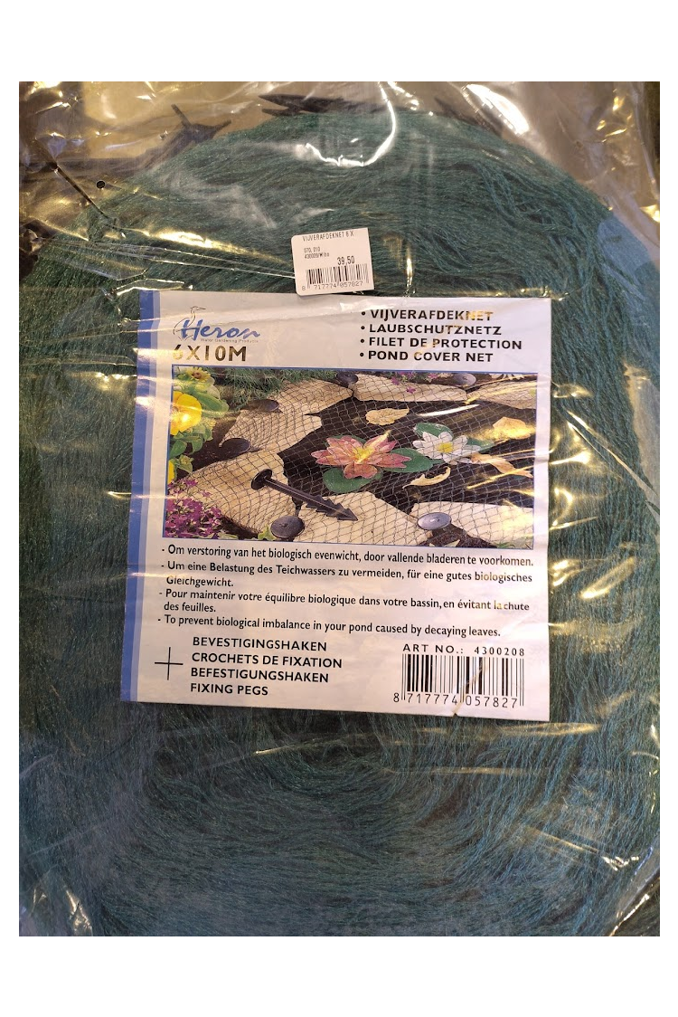 heron afdeknet 6 x 10 meter