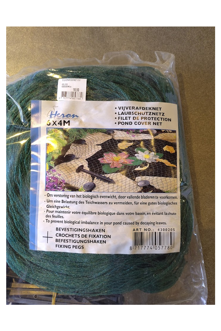 Heron afdeknet 6 x 4 meter
