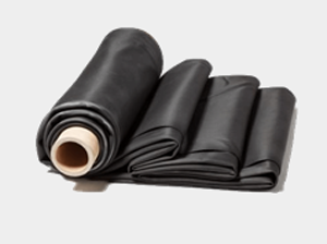 Ecolan EPDM folie 0,75 mm dik.  7 meter breed. per strekkende meter