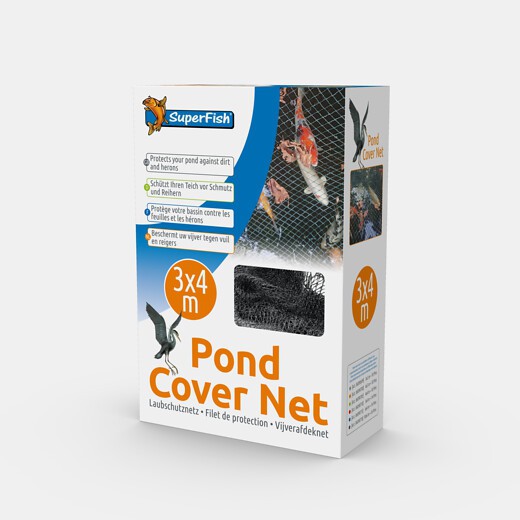 Vijverafdeknet  3 x 4 meter met pinnen