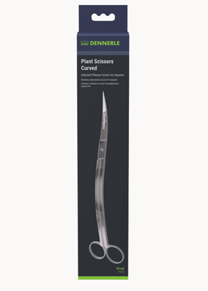 Dennerle plant scissors curved 25 cm