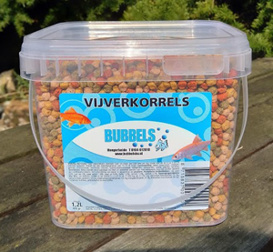 Bubbels vijverkorrels 1,2 liter