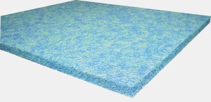 Japan mat 120  x 100 x 3,8 cm blauw