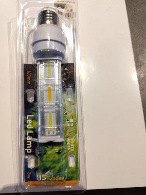 Hs aqua compact led 3 w pink/white plant