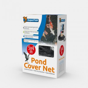 Vijverafdeknet  5 x 4 meter met pinnen